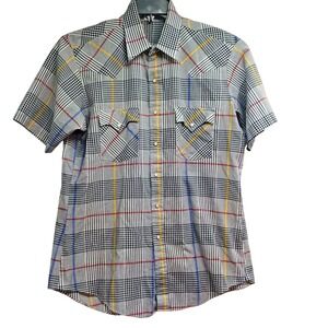 VTG Dale's Long Sleeve Western Pearl Snaps Large‎